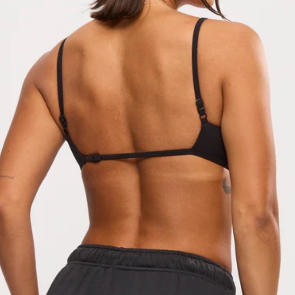 NWT Buffbunny Plunge Butter Bra Onyx Black Small - Picture 2 of 4